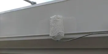 雨樋 上塗り