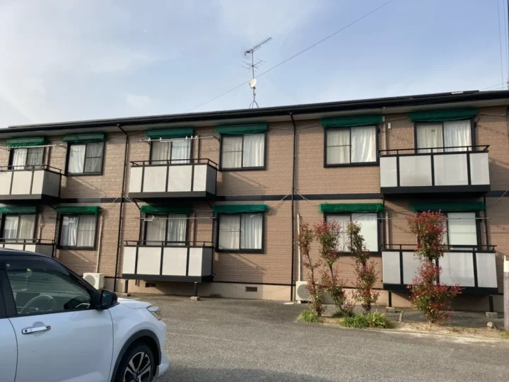 劣化した屋根・外壁・付帯部塗装／小城市Wハイツ　屋根塗装・外壁塗装・付帯部塗装