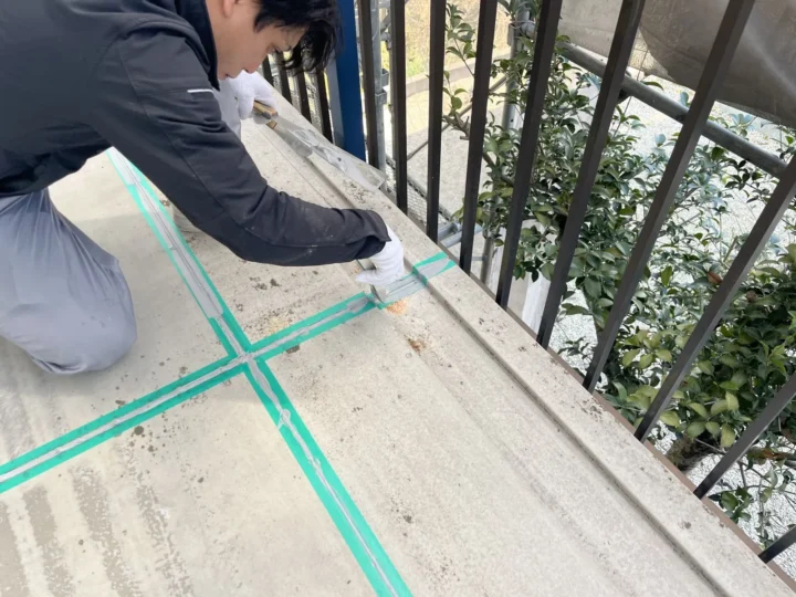 コーキング 均し